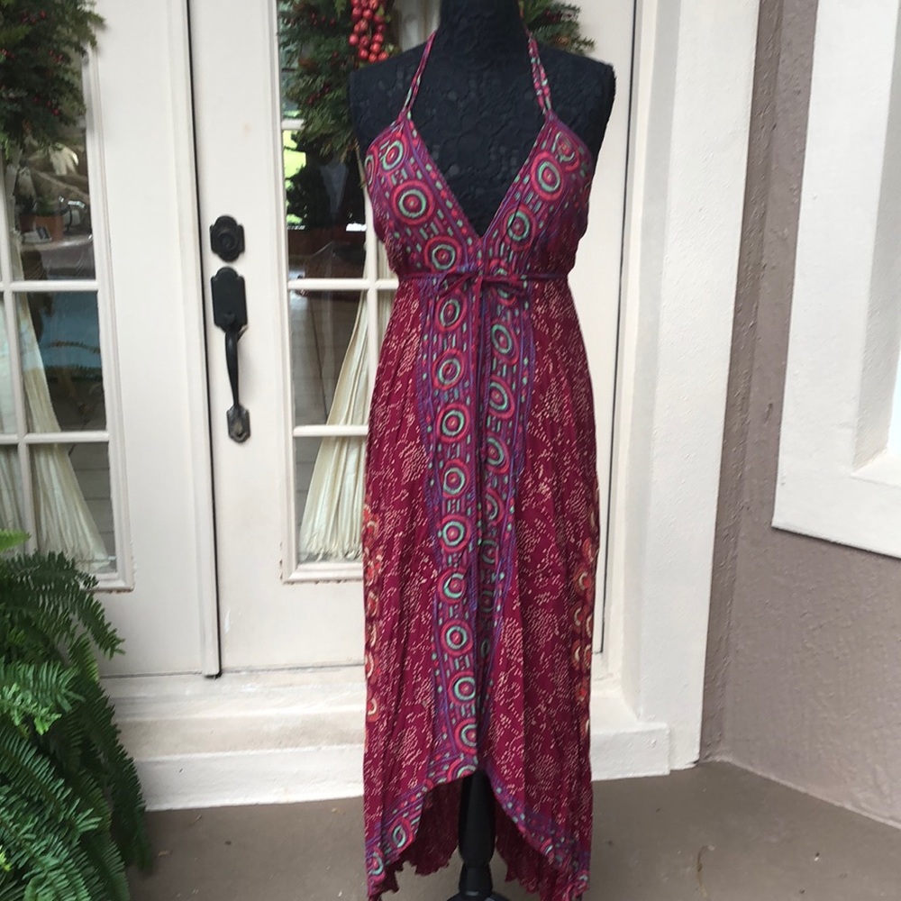 Bohemian halter dress
